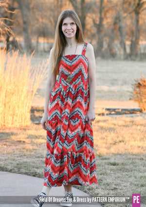 Field Of Dreams Strappy Tiered Dress & Top