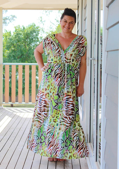 Maxi Dress Sewing Pattern | Summer Dress Pattern Online - Pattern Emporium