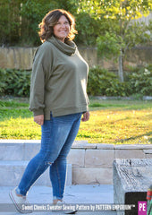Sweet Cheeks | Roomy Sweater PDF Sewing Pattern