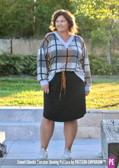 Sweet Cheeks | Roomy Sweater PDF Sewing Pattern