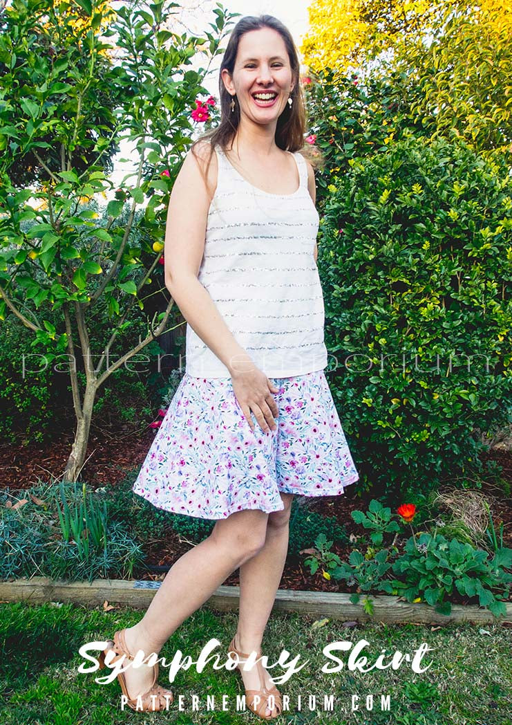 Symphony Skirt | Panelled Gored Skirt Sewing Pattern