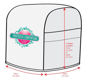 Overlocker Cover Pattern Thermomix (& Overlocker) Cover Sewing Pattern by Pattern Emporium ...
