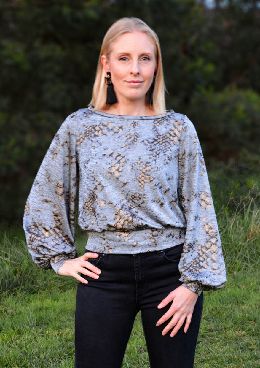 True Romance Bishop Sleeve Top