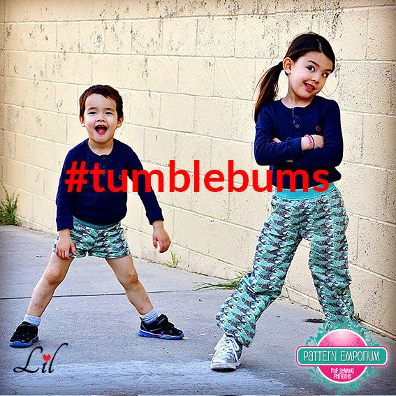 Tumble Bums | Kids Shorts & Pants Sewing Pattern