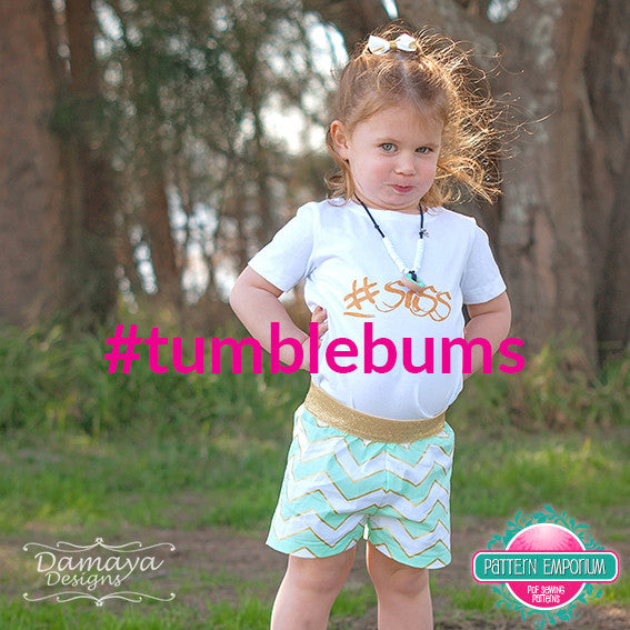 Tumble Bums | Kids Shorts & Pants Sewing Pattern