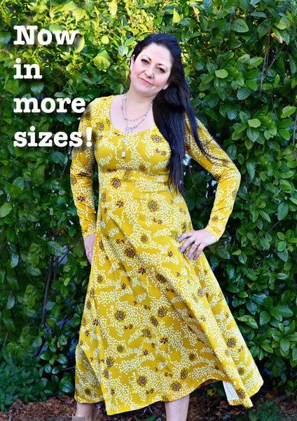 Ladies Fit Flare Wanderlust Dress PDF Sewing Pattern Pattern Emporium